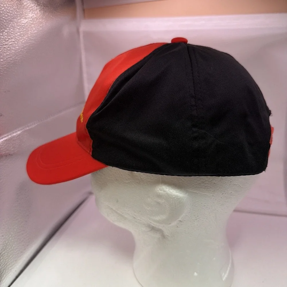 Lightning McQueen Red Black Black Snapback Kids Youth Cap Hat